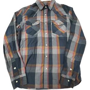 Levi's‎ Vintage Multicolor Plaid Western Shirt with Pearl Snaps